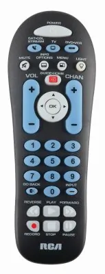 VOXX RCR313BEV - RCA(R) RCR313BR 3-Device Big-Button Universal Remote with St