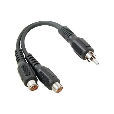 VOXX PERCAAH25R — RCA(R) AH25R RCA Y-Adapter (1 Male to 2 Females)