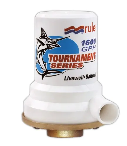 Rule 209B — Rule Tournament Series Bronze Base 1600 GPH Livewell Pump