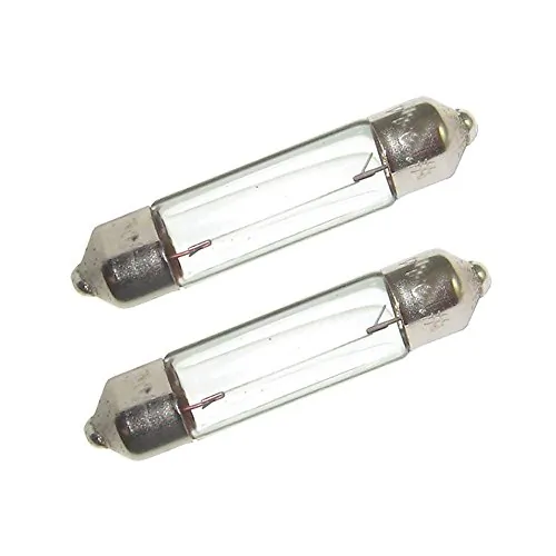 Perko 0072DP1CLR — Perko Double Ended Festoon Bulbs - 24V, 10W, .40A - Pair