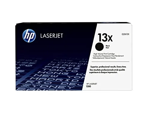 HP Q2613X — HP Q2613X Print Cartridge for LaserJet 1300 Series Laser Printers - 4000 Page Yield - Black