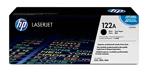 HP Q3960A — HP Q3960A Black Toner Cartridge for Color LaserJet 2550 Series Printers