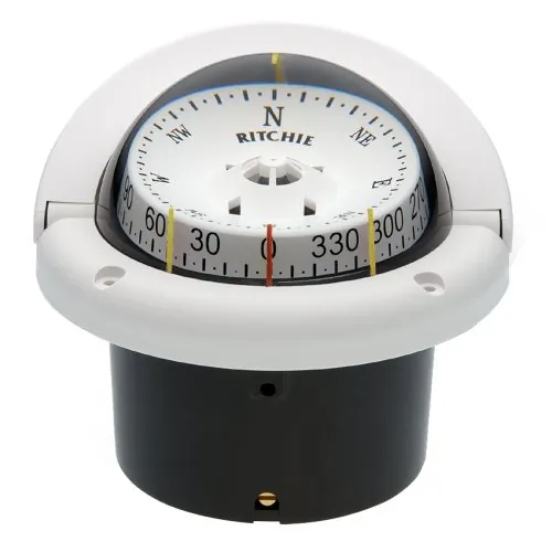 Ritchie HF-743W — Ritchie HF-743W Helmsman Compass - Flush Mount - White