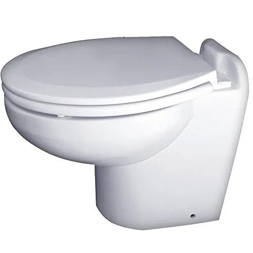 Raritan 220HF012 — Raritan Marine Elegance - White - Household Style - Freshwater Solenoid - Smart Toilet Control - 12v