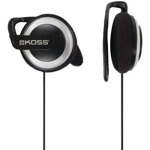 Koss KSC21 — Koss KSC21 SportClip Clip-On Headphones,Black