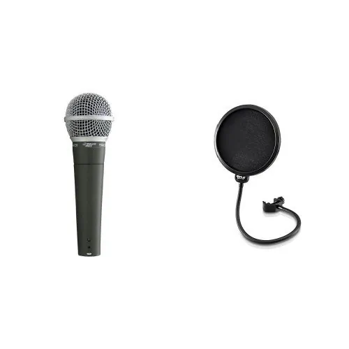 PYLE PDMIC58 — Pyle Home Professional Moving Coil Dynamic Handheld Microphone PYLPDMIC58