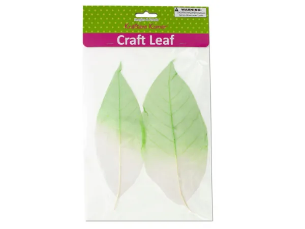 krafters korner AC002 - Dyed Natural Craft Leaves for Creative Projects