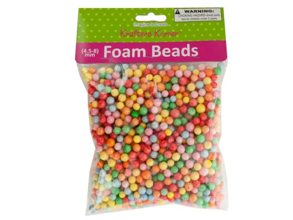 krafters korner AC019 - Vibrant Foam Craft Beads for Arts and Crafts