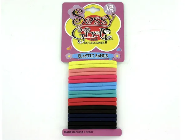 sassy girl BE067 - Colored Elastic Hair Bands