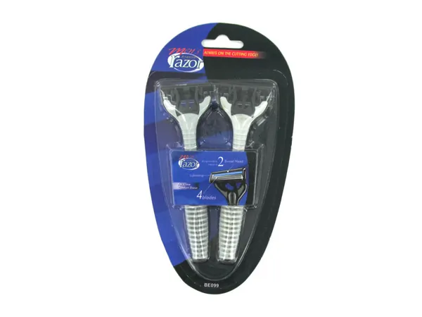 Bulk Buys BE099 — Men's Quadruple Blade Disposable Razors