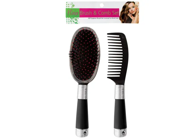 Bulk Buys BE283 — Professional Lightweight Hair Brush and Comb Duo Set