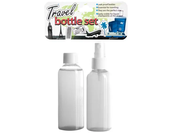 Bulk Buys BI552 — Travel Bottle Set