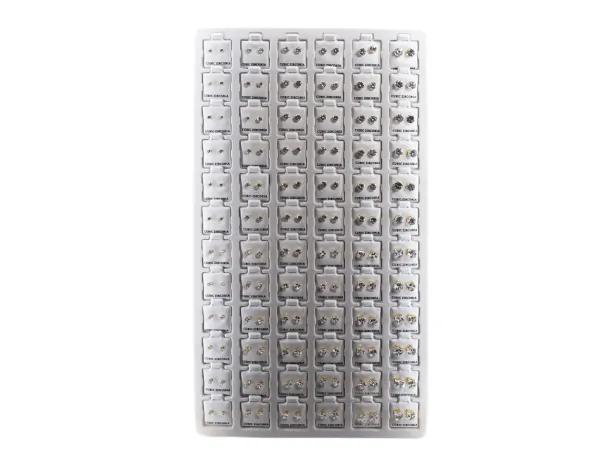 Bulk Buys BI578 — Elegant Cubic Zirconia Earrings - Stylish Refill Set