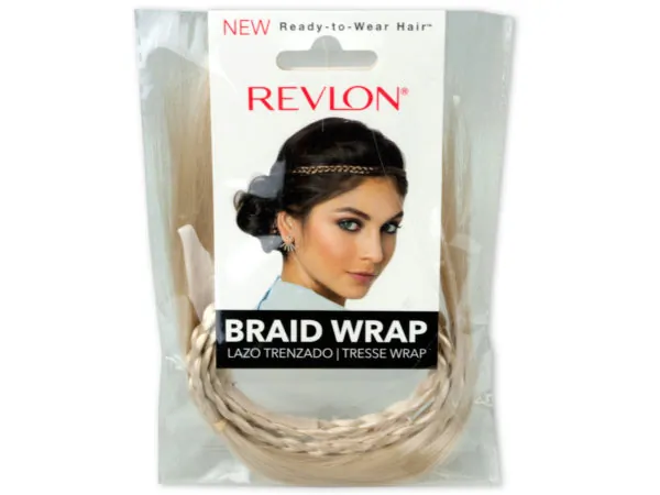 bulk buys BI952 - Revlon Light Blonde Braid Wrap - Indie Style Accessory