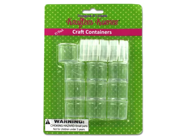 krafters korner CC156 — Small Plastic Craft Containers