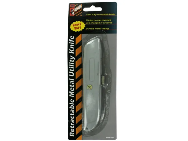 STERLING CT041 - Retractable Metal Utility Knife