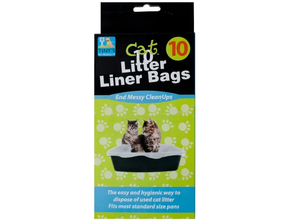 tiny's DI018 — Cat Litter Disposal Liners - 10 Count