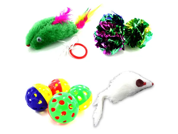 tiny's DI137 — Fun & Engaging Cat Toy Assortment - 4 Pieces