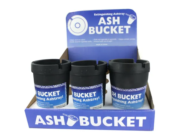 Bulk Buys DC151 — Extinguishing Ashtray Ash Bucket Counter Top Display