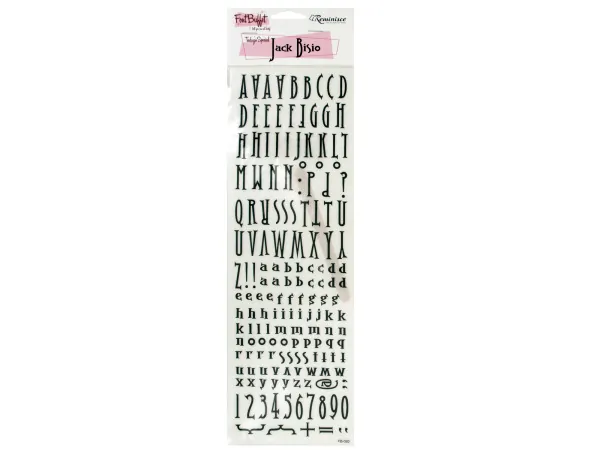 Bulk Buys CN909 — Jack Bisio Elegant Rub-on Transfers for Craft Projects