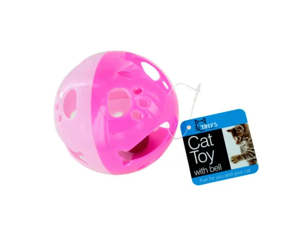 tiny's DI546 — Interactive Large Cat Ball Toy with Jingle Bell