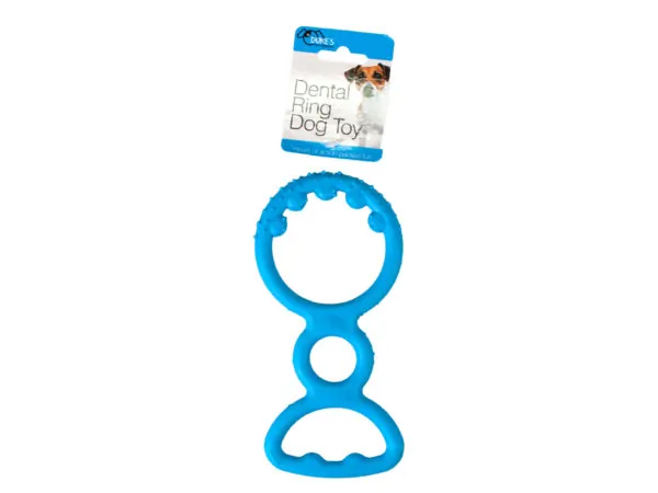Bulk Buys DI585 — Duke's Dental Tug Ring Toy for Dogs