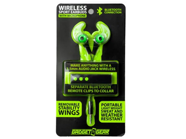 bulk buys EN251 - Wireless Sport Earbuds with Microphone - Bluetooth Edition