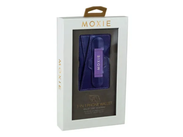 Bulk Buys EN317 — Moxie 3 in 1 Phone Wallet in Purple