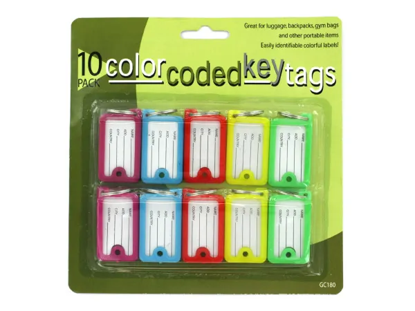 Bulk Buys GC180 — Color Coded Key Tags