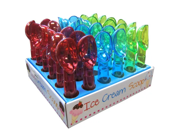 Bulk Buys GC725 — Colorful Ice Cream Scoop Countertop Display with 36 Scoops