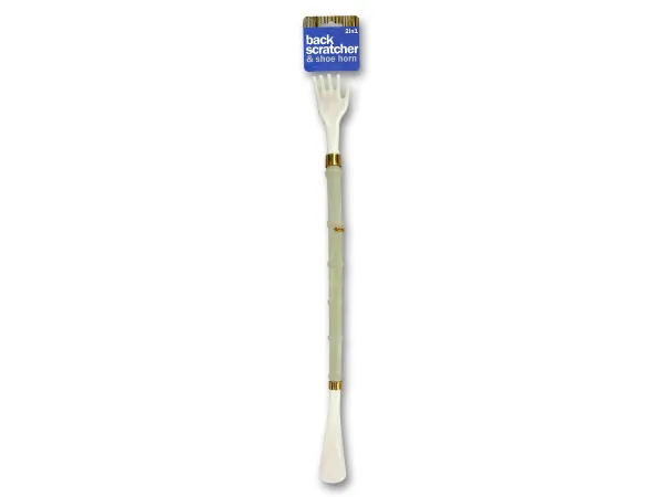 Bulk Buys GH001 — Dual Function Back Scratcher and Shoe Horn Tool