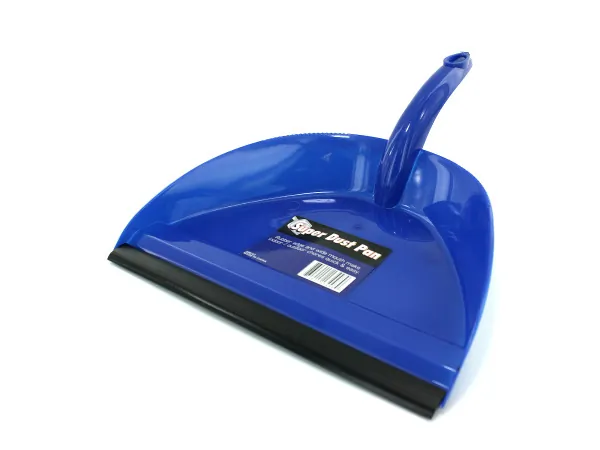 Bulk Buys GM243 — Large Rubber Edged Dust Pan for Easy Cleaning