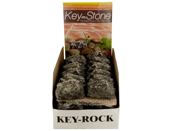 Bulk Buys GM247 — Garden Rock Key Hiding System - Countertop Display