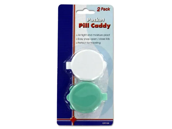 Bulk Buys GR106 — Pocket Pill Caddy Set
