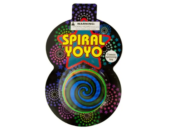 Bulk Buys GR214 — Spiral Holographic Yo-Yo