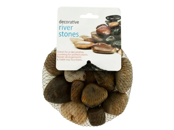 Bulk Buys GV150 — Colorful Decorative River Stones for Home Decor