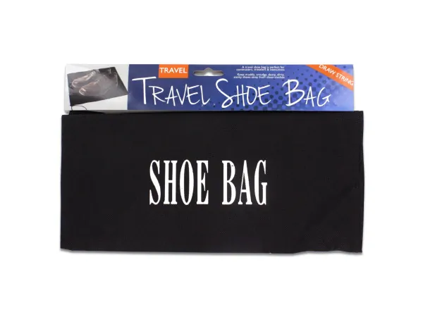 Bulk Buys HA095 — Drawstring Travel Shoe Bag