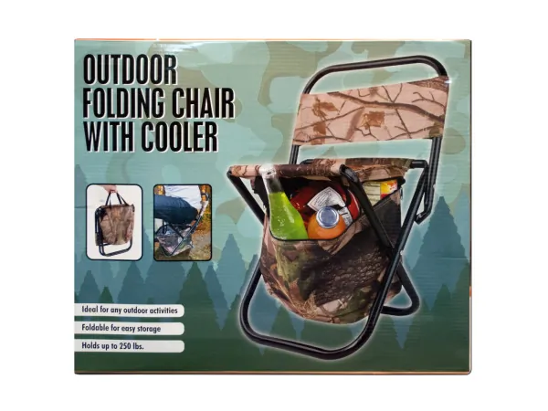 Bulk Buys GW322 — Outdoor Folding Chair with Cooler Bag