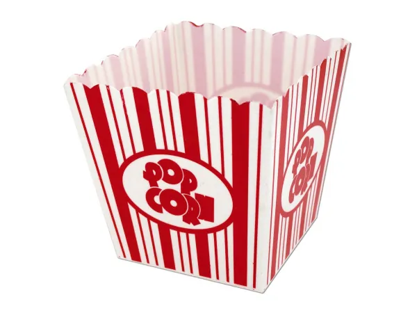 Bulk Buys HB510 — Vintage Mini Popcorn Box - 21 oz Container for Movie Nights