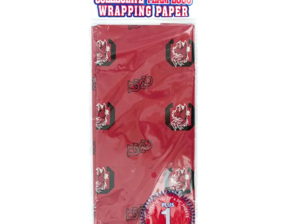 Bulk Buys HB169 — Gamecocks Themed Gift Wrap for Every Occasion