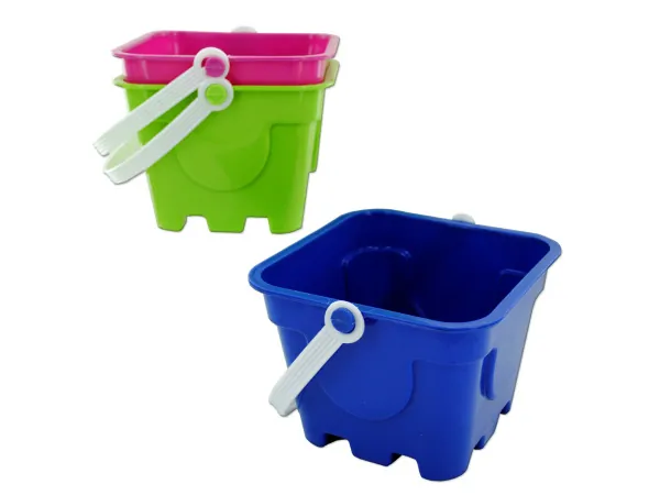 Bulk Buys HB824 — Square Mold Beach Pail