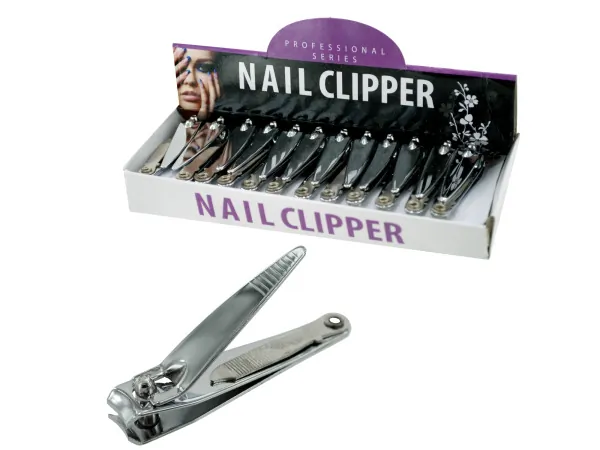 Bulk Buys HB873 — Professional Stainless Steel Nail Clipper Display Set