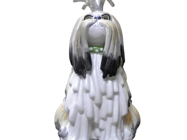 Bulk Buys HG827 — Adorable Bianca Shih Tzu Ceramic Money Bank