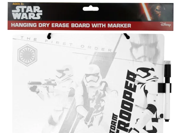 bulk buys HG902 - Stars Wars Dry Erase Board with Marker