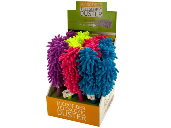 Bulk Buys HH295 — Versatile Microfiber Telescopic Duster with Display