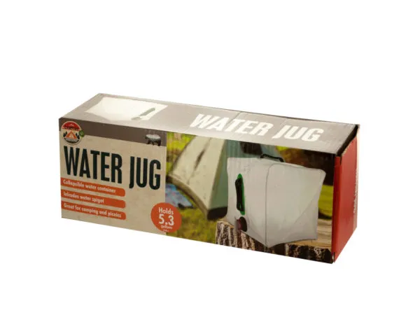 Bulk Buys HH301 — 5.3 Gallon Collapsible Camping Water Jug