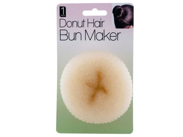 Bulk Buys HH365 — Soft Mesh Donut Hair Bun Maker for Perfect Updos