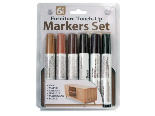 Bulk Buys HH616 — Furniture Touch-Up Markers Set