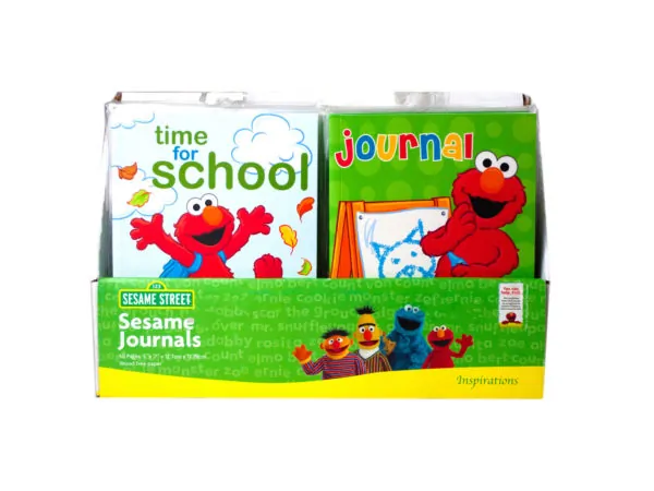 bulk buys HL327 - Elmos Adventures: Sesame Street Kids Journals Display