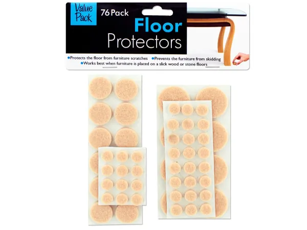 Bulk Buys HT815 — Self-Adhesive Floor Protector Pads
